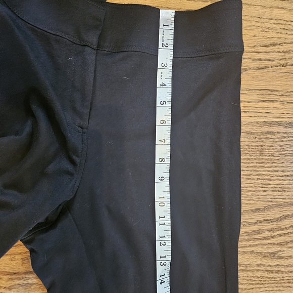 Laura ashley size 12 petite black dress pants super stretchy - Picture 7 of 8